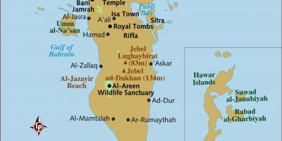 Al Bahrein térkép